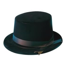 Top Hat (plastic flock) - Black