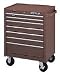 Traxx Tr Series 26" 7-drawer Ball-bearing Cabinet - Tr71807b, By Waterloo Industries - Waterloo Industries - Tr71807b
