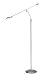 Adesso 3627-22 Trapeze Balance Arm Floor Lamp, Satin Steel/Chrome