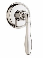 Grohe 19828AR0 Seabury Volume Control Trim Lever Handle Infinity Satin Nickel/Polished Brass