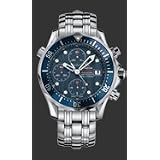Omega Seamaster James Bond Chronograph Steel Blue Mens Watch 2225.80 by Omega