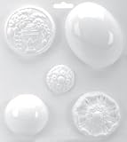 Soapsations Soap Mold 8X9-Oval Dome/Round Dome/Basket/Flower/Round