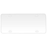 Clear Plastic License Plate Protective Cover