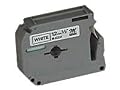 Brother M231 1/2-Inch Black on White Tape for P-Touch Labeler