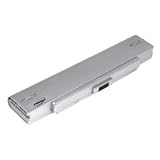 Battery for Sony VAIO VGN-N31M/W 5100mAh silver, 11,1V, Li-Ion