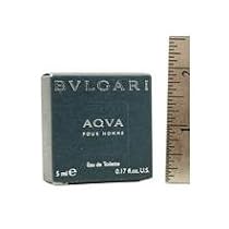 Aqua Pour Homme by Bvlgari for Men, .17 oz Mini EDT
