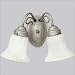Progress Lighting P3368-44 Bedford 2 Light Oxford Silver Wall Sconce Lamp