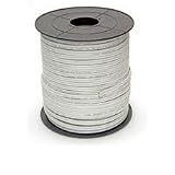 CIB RG59-500FT RG59 Siamese Solid Coaxial Cable + 18/2 (18AWG 2C) Power, White, 500 ft, Spool