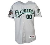 Florida Marlins Road Grey Authentic MLB Jersey