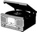 Curtis International - BK Classic Retro Turntable/CD/