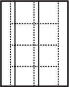 DVCAM Small Video Case Inserts Matte 250 sheets #1116