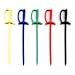 Plastic Drink Swords - Bag of 100 (assorted colors)