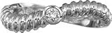 14K White Gold Diamond Solitaire Promise Ring