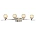 Minka Lavery Cimarron Brushed Nickel 4Lt Bath 6244-84