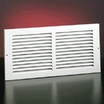 Tools: Continental Vent Cover Air Return White Louvre 20 X 16