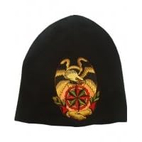 Outer Rebel Fashion Beanie Black with Eagle Tattoo Art Patch Outer Rebel Fashion Beanie- Black with Eagle Tattoo Art Patch