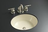KOHLER K-2816-P5-0 Iron Flute Lavatory, White