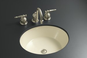 KOHLER K-2816-P5-0 Iron Flute Lavatory, White