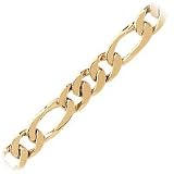 14kt. Gold, 8 Figaro Link Bracelet