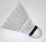 Synthetic Nylon Indoor Shuttlecocks - Quantity of 12