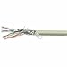 Verlegekabel Cat.6 100m SFTP doppelt geschirmt - steifes Kabel zum Anschluss an Netzwerkodsen und Patchpanel �ber LSA AWG23
