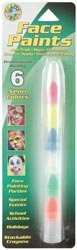 Dab'n Stic Face Paint Stackable Crayons 6/Pkg Neon Colors FPSTACK-80020; 6 Items/Order