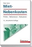 Miet-Nebenkosten: Pr�fen - Reklamieren - Reduzieren - Peter Hertz