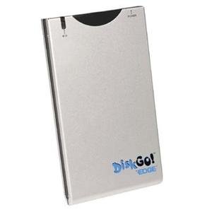 EDGE DiskGO 2.5 Ultra Portable Hard Drive - Hard drive - 320 GB - external - 2.5 - Hi-Speed USB - 5400 rpm - titanium silver