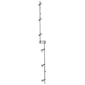 Eglo 81862A Milano 6 Light Track Light Fixture, Nickel Chrome by Eglo