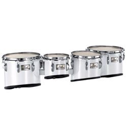 MusicalInstruments: Championship Series Marching Tom Sets 8,10,12,13 Pure White