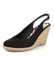 Slingback Espadrille Wedge Shoes