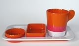 ZAK DESIGNS 4 PIECE SNAK SET - WARM TONE