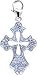 Cross, 14K Gold Diamond Charm