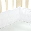 Eyelet Porta Crib Bumper Color: White