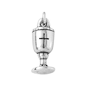 Buy Sterling Silver Communion Chalice Charm by Bob Siemon by Amazon.com Collection