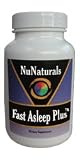 NuNaturals Fast Asleep Plus with Melatonin, 30 Capsules (Pack of 3)
