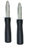 New, Oyster Knife, Oyster Shucker, Oyster Opener, Clam Knife, Shellfish Knife, Shellfish Opener, Seafood Tool, Stainless Steel, w/Hand-Guard, Set of 2