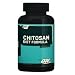 Chitosan is a naturally occurring substance which binds to some fat in the digestive tract. The fat bound to the Chitosan is not metabolized by the body and is excreted. Optimum Nutrition's Chitosan Diet Formula is produced from Chitosan that is 90-95% de