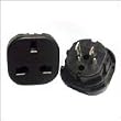 ADAPTER PLUG - Converts UK Plugs to 2 PIin US or Australian VP 9F