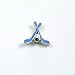 Foyo FM018 Mini Hockey Sticks Shoe Charm