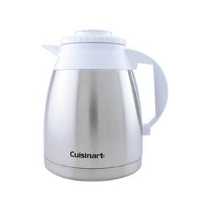 Cuisinart DTC-975TC12WSS 12-Cup Stainless Thermal Carafe, White
