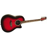 Ovation CK047 Celebrity Acoustic Electric Guitar (Black Cherry Burst)