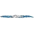 TRIBAL DOLPHIN Arm Band Temporary Tattoo 1.5x9