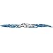 Tribal Dolphin Arm Band Temporary Tattoo 1.5x9