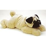 Plush Puttnam Pug Super Flopsie 28"