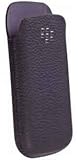 Blackberry OEM Leather Pocket Pouch Black for Blackberry 9100 Pearl 3G