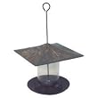 6" Pinecon Tube Bird Feeder - Verdigris