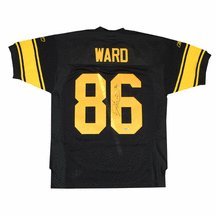 Autographed Hines Ward Pittsburgh Steelers black authentic jersey