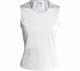 Women's New Balance Sleeveless Tempo Top (L U.S. in White)