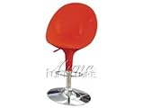 Sybil Red Finish Adjustable Air Lift Stool by Acme Furniture